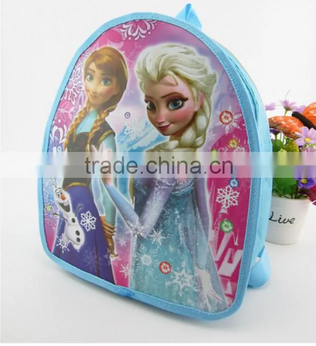 wholesale cute non woven frozen cartoon kids child school bag