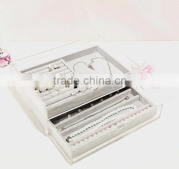 with lid clear acrylic box