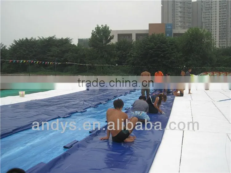 Water park design build in steel framed pool