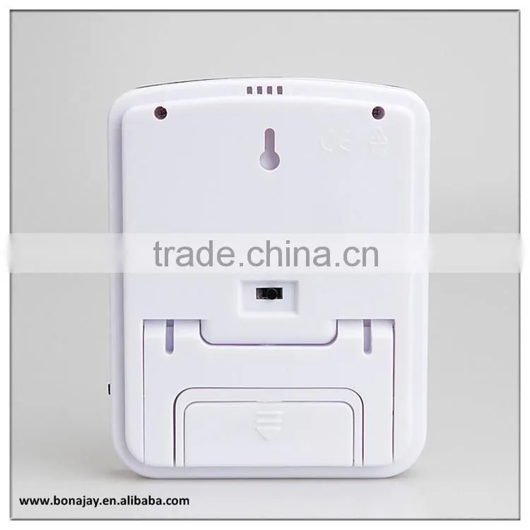 New Indoor back light thermometer hygromometer with alarm clock
