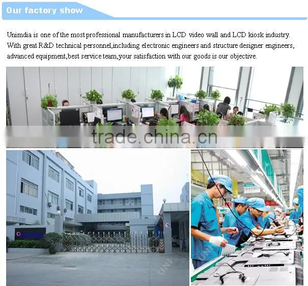 HD shopping mall supermarket wall mounted 42 inch LCD advertising screen