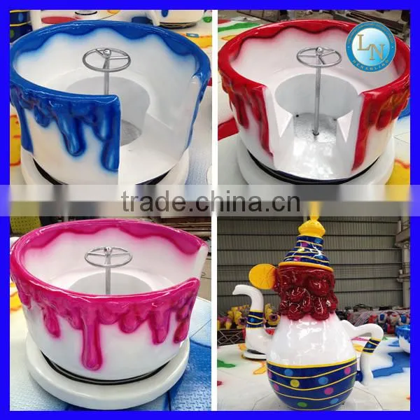 2016 Lino carnival family rides type amusement tea cup park rides for sale