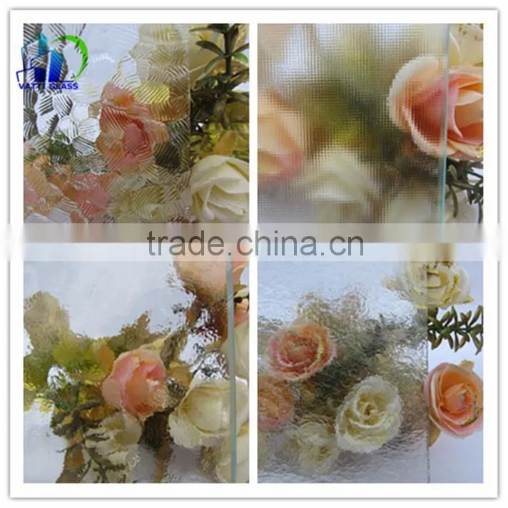 blue green bronze frosted glass pattern/sell clear patterned glass/obscure glass pattern glass