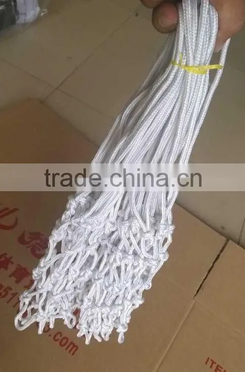 High Quality PP White Basketball Nets Sport Equipments