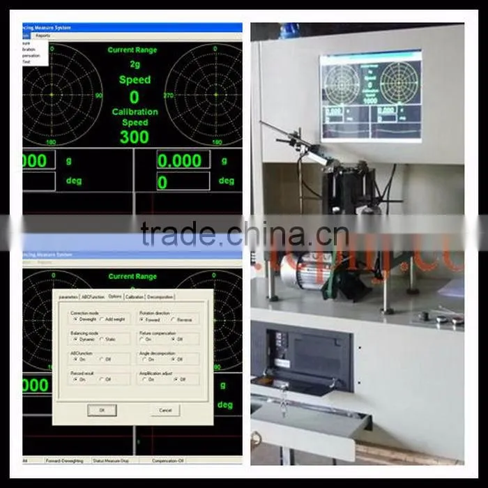 Auto Prompting High Speed Balancing Machine For Wind Motor