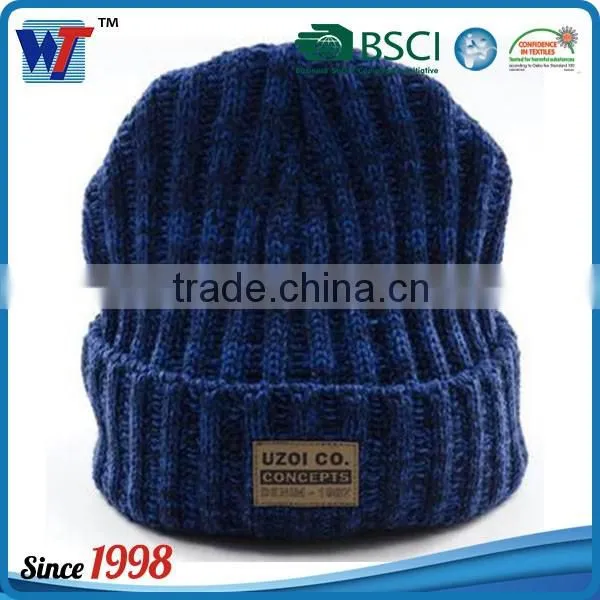 Wholesale Warm Cheap Price Acrylic Knitted Hat