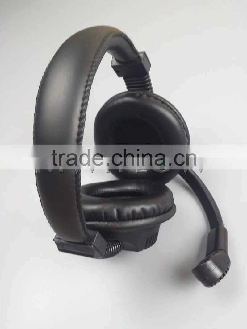 6.3mm plug language laboratory headset