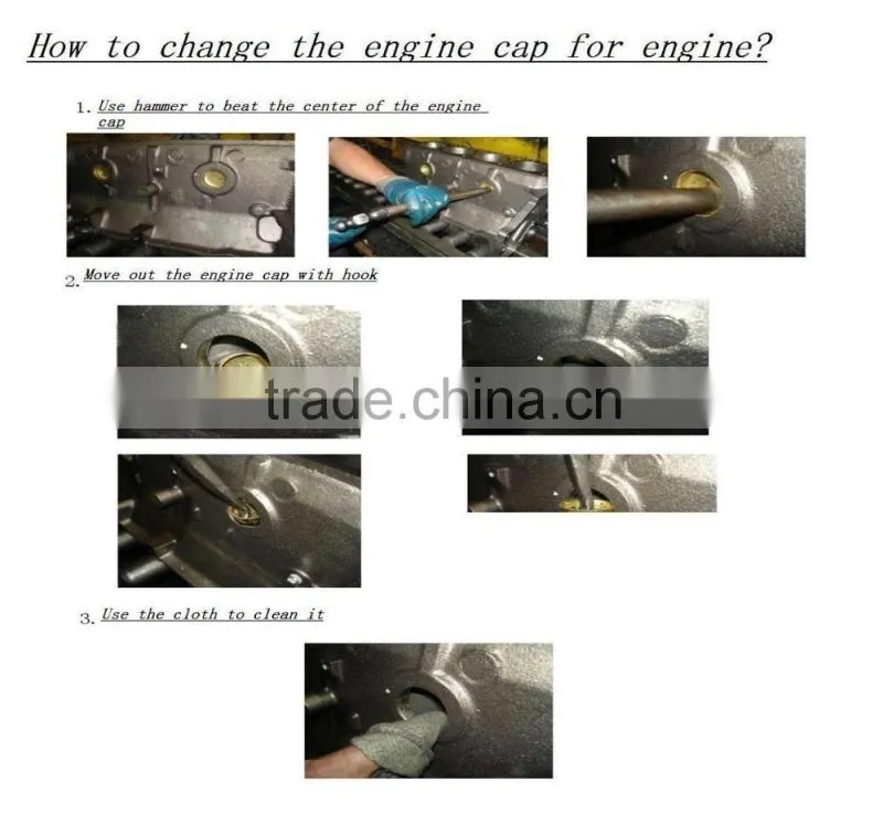 Factory supply good quality engine cap/water plug/engine block and bowl type plug