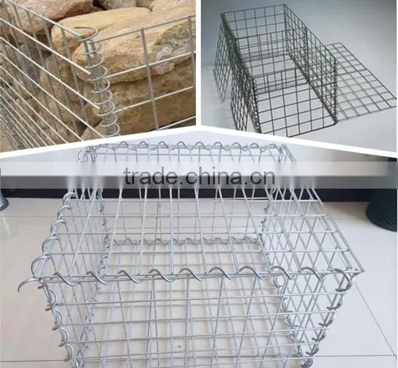 PVC coated Galvanized hexagonal woven wire mesh gabion box price (china manufacturer)