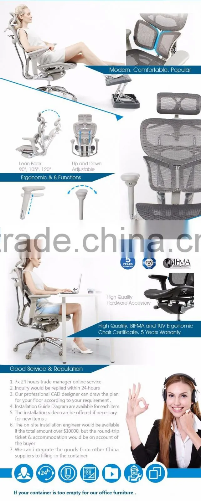2016 modern Custom Colorful Moving Mesh Leather low back Computer Office Chair