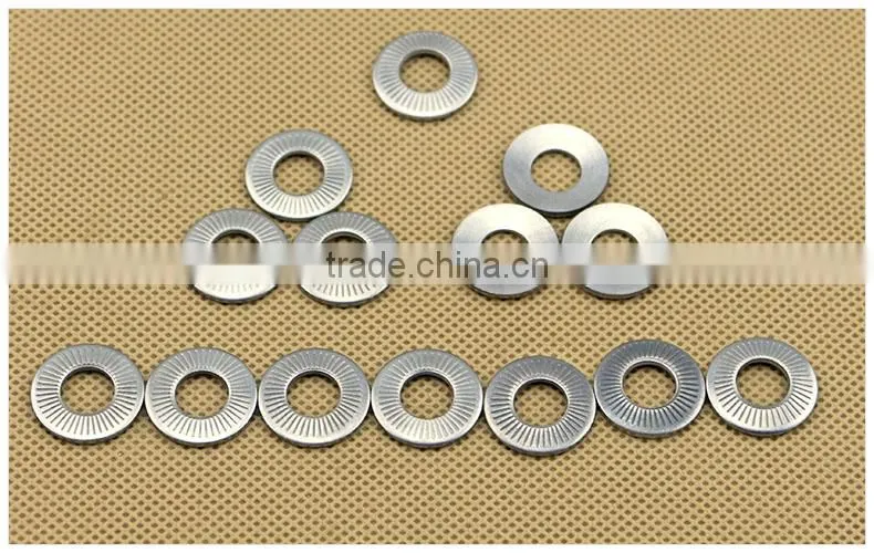 High quality Stainless steel butterfly washer/saddle single tooth washer