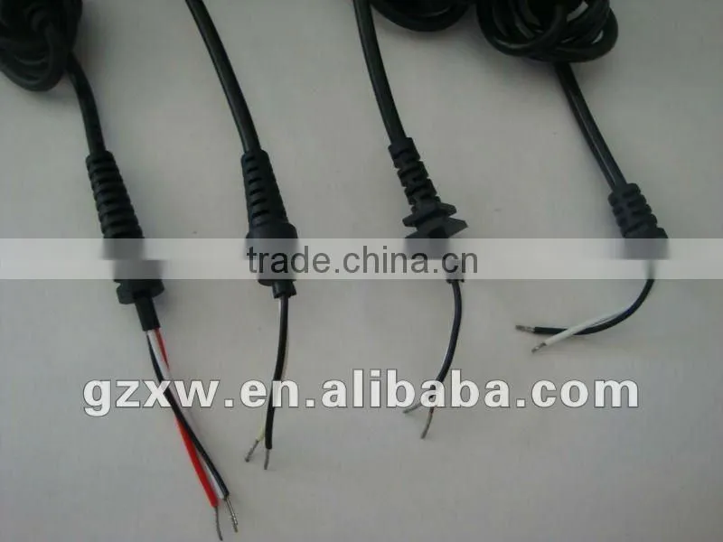 laptop adapter power cable with different dc tip size for selection