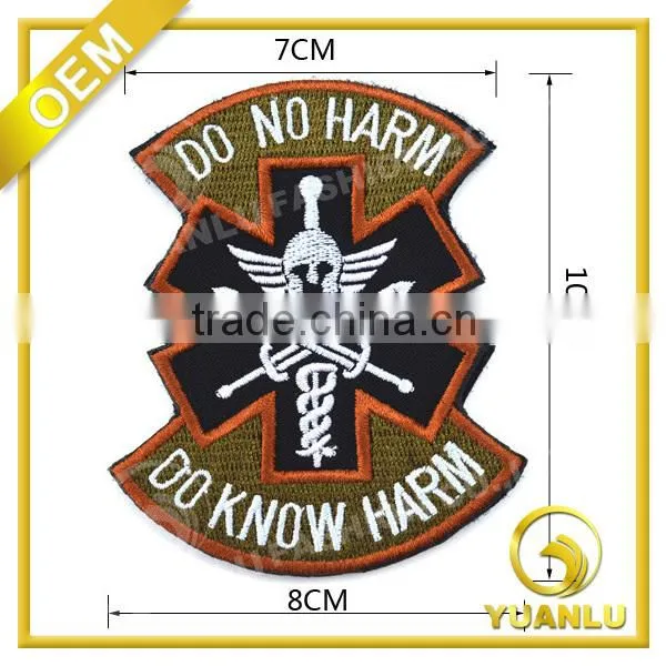 High Quality Computer Embroidery Patches for Men's Coat
