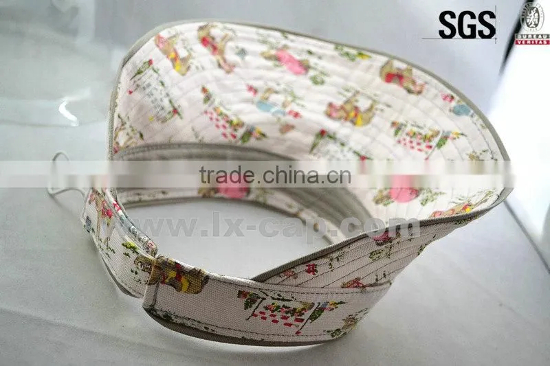 Cotton twill washed visor cap