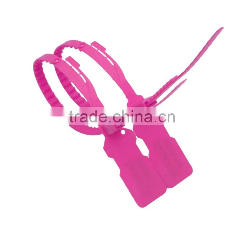 High security pull tight tear off plastic seal, Bag Seals, pull tight tamper proof tear off plastic seal DP-335TH