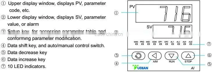 Hot Selling AI-719PA Temperature Controller Analog