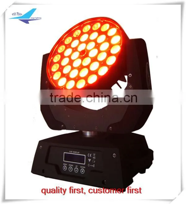 moving led dj lights 36*18w rgbwa uv 6 in1 led moving head zoom,led moving head