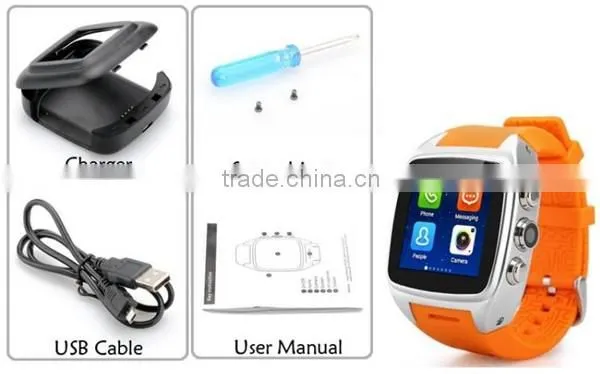 3G Smart Bluettooth Watch Waterproof Wifi Dual Sim Smartwatch Android 4.4 Smart Watch Phone