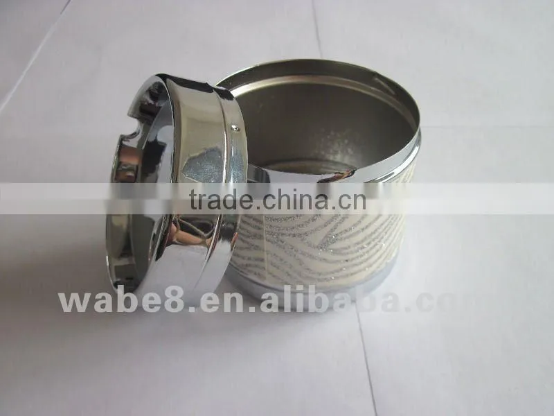 smokeless ashtray aluminum ashtray metal ashtray with lid