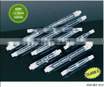 R7s J118 230V 500W linear tungsten halogen lamp
