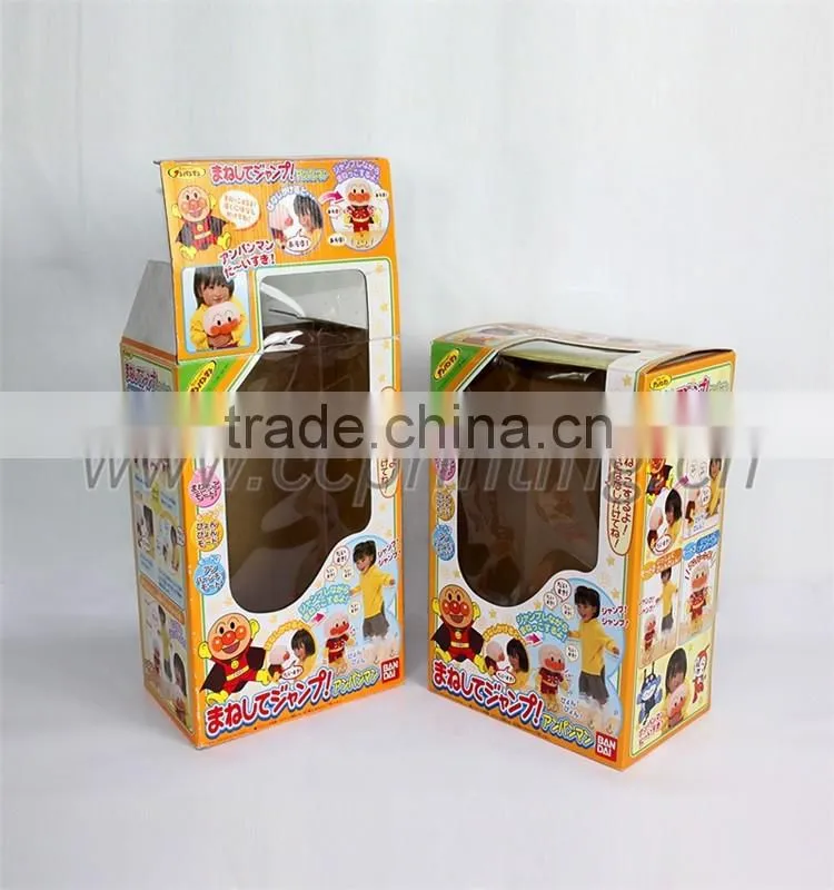 Paper box for toy packaging
