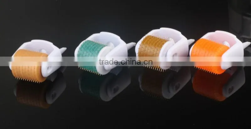 Good quality& Best price !! 200 needles replaceable head derma roller, microneedle roller,skin roller -L012