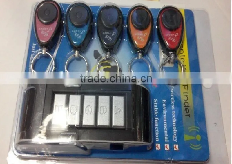 Wireless Electronic Key Finder Reminder With 5 Keychain Receivers For Lost Keys Locator Whistle Alarm Key Finder