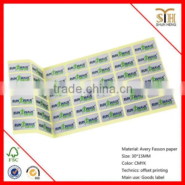 colorful logo cartoon sticker/mirror sticker/reflective sticker