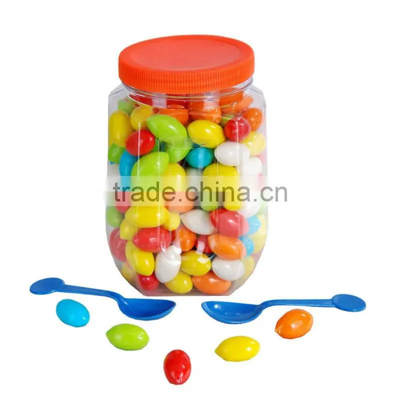 colorful olivary bubble gum