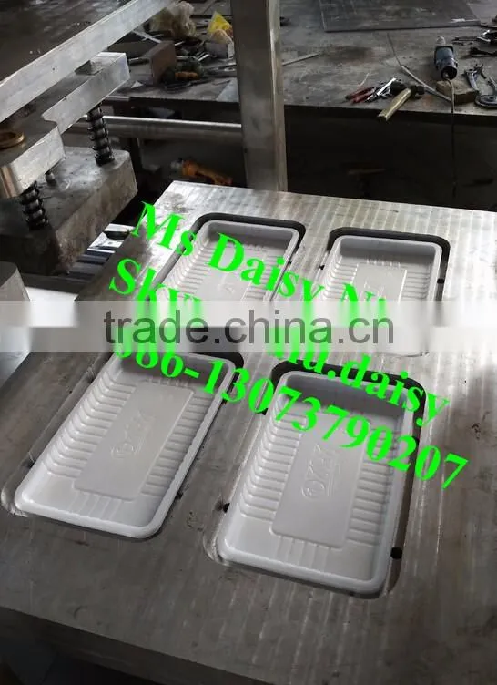 automatic plastic lunch box sealing machine/jelly cup sealing machine/fruit tray sealing machine