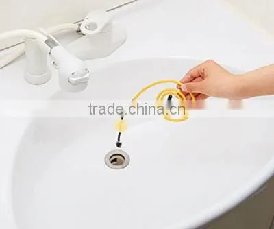 Slim Brush For Stains in Sink and Bath room Pipe Cleaning Brush Small Spaces