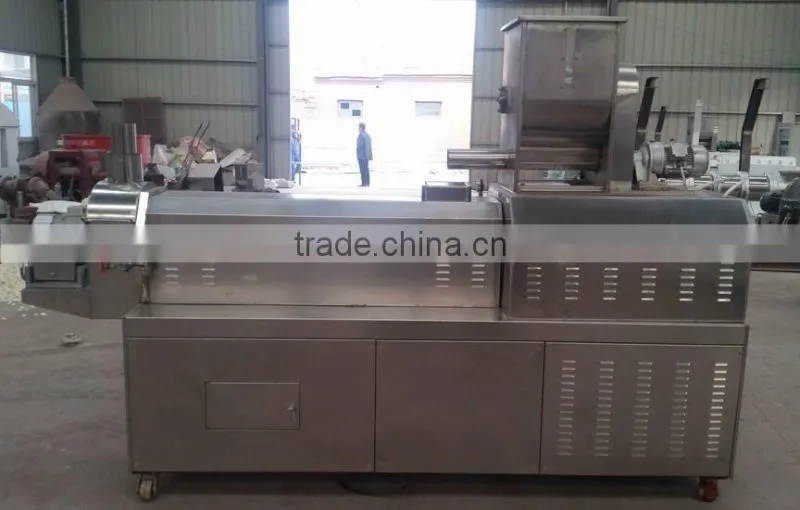 PHJ65A Textured soybean protein making machine,puffing machine line,