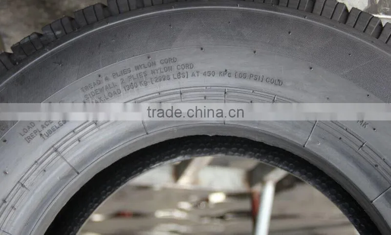 Top quality CHINA BRAND FACTORY ST175/80D13 ST205/75D14 ST205/75D15 205/75D15 BIAS TRAILER TIRE