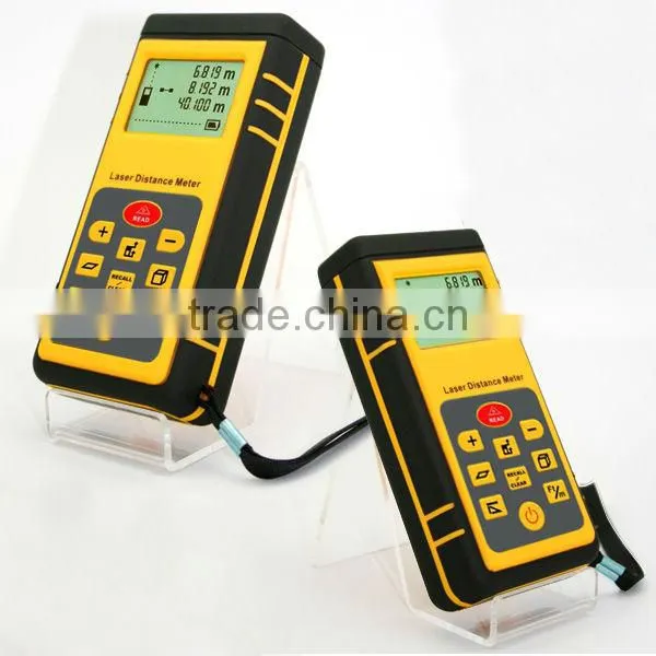 Digital Laser Range Finder Distance Meter/ 40M w/ +/-3mm accuracy length, area, volume, width, clearance, pythagorean theorem