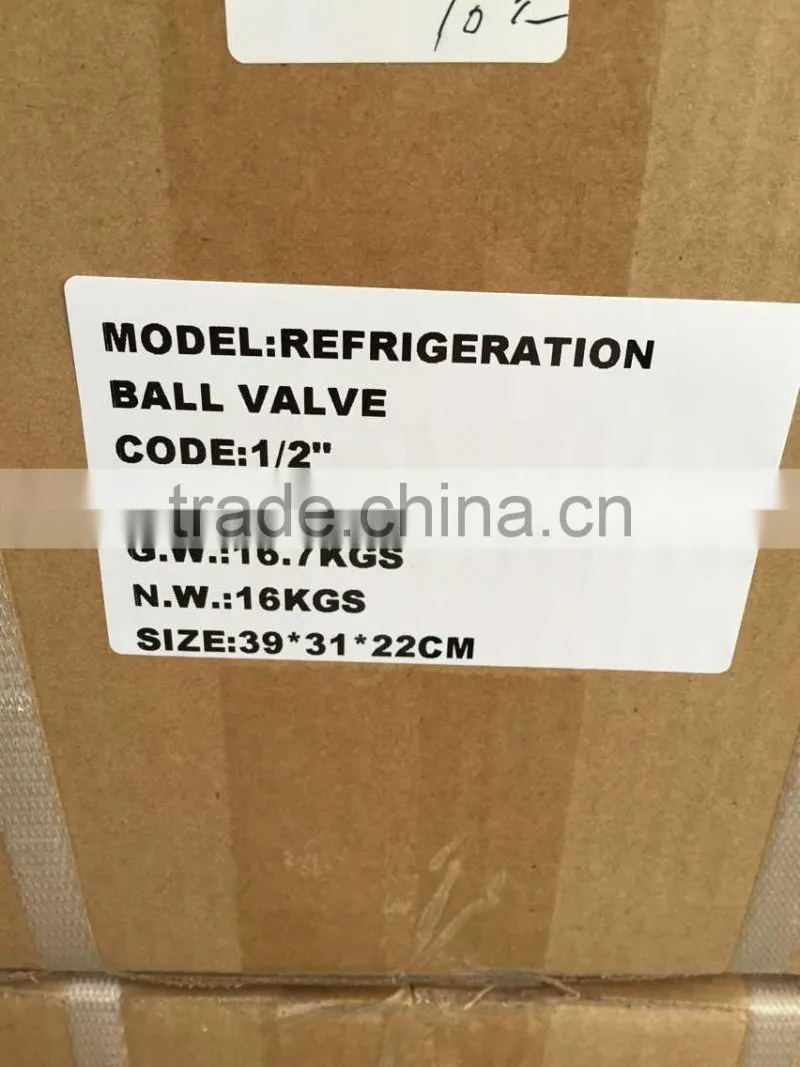 Air conditioner ball valve / Refrigeration ball valve / Brass ball valve