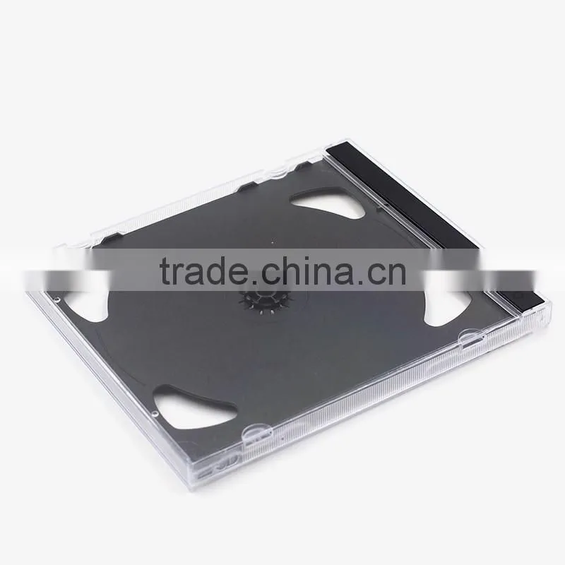 Wholesale dvd Case Manufacturer 10.4mm Clear CD DVD Case