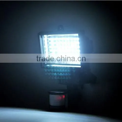 60 led security 180 degree solar motion sensor light