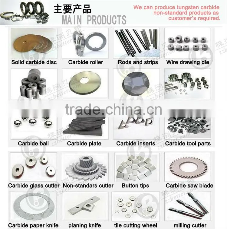 Tungsten carbide plotter holder