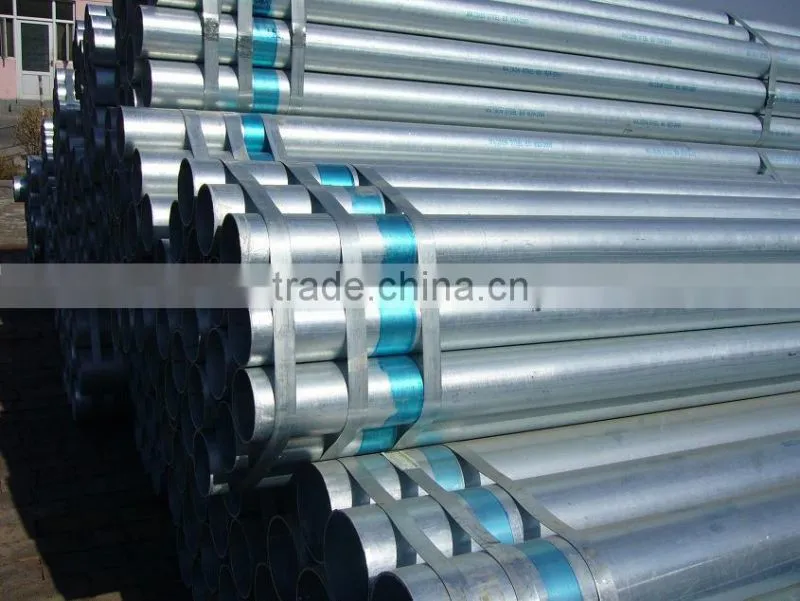 Schedule 80 hot dip galvanized mild steel pipe
