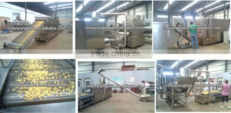 breakfast cereal corn flakes making machine in chenyang machinery