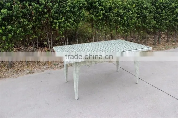Wicker outdoor dining furniture