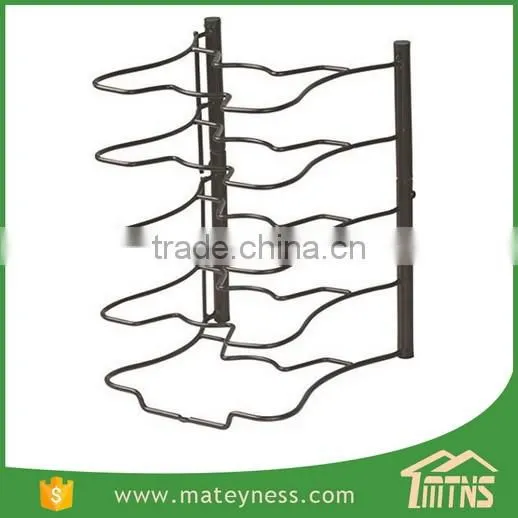 Kitchen Cabinet Pantry Pot and Pan Organizer Rack