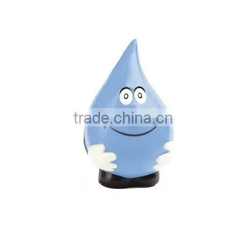 Hot cheap custom smile drop shape pu foam stress ball