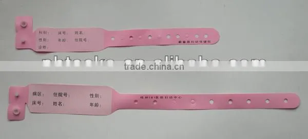 Disposable wrist bands