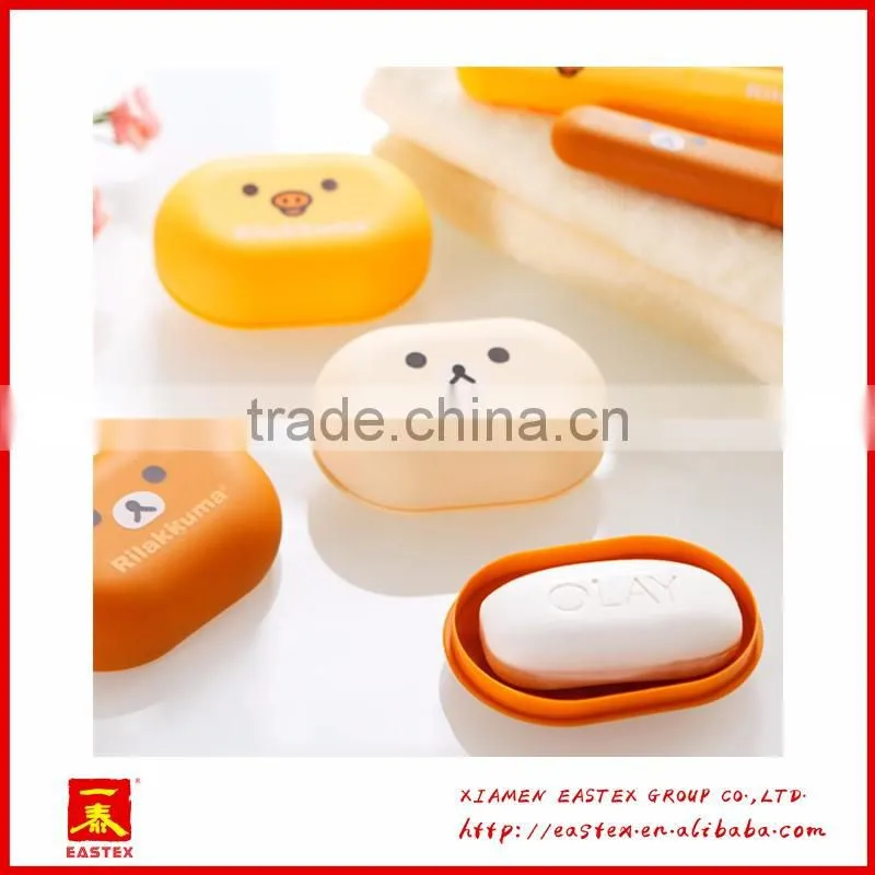 New Style , Custom Easy Carry Travel Square Plastic Soap Box/Soap Stand
