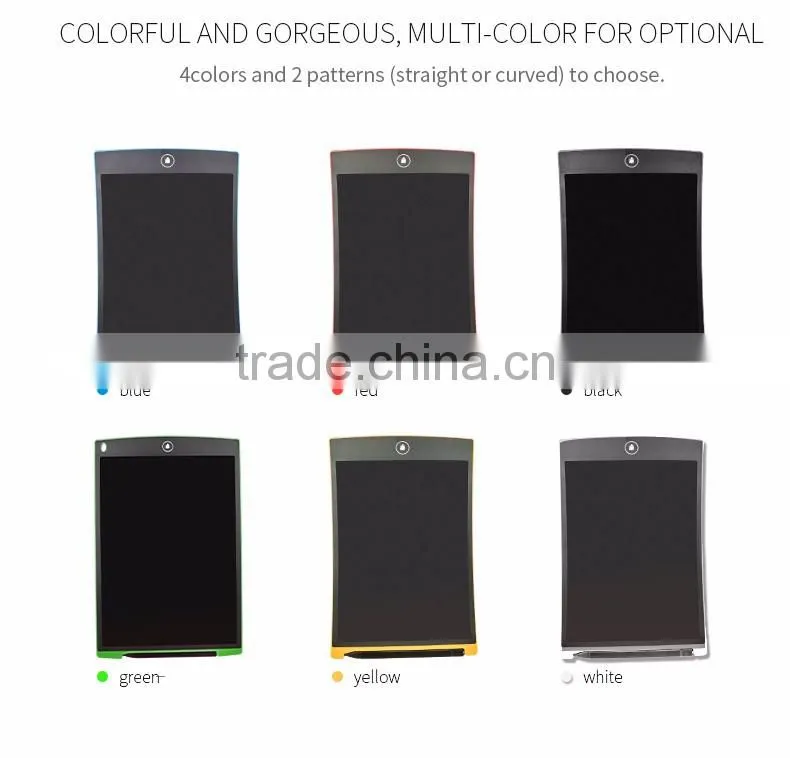 2016 hot sale paperless LCD writing board for kids/home/office