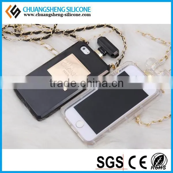 Luxury diamond Rhinestone Perfume Bottle Case for iPhone 6 / 6 plus/ 4 4S 5 5S for Samsung S4 Note 2/3 Mobile phone covers