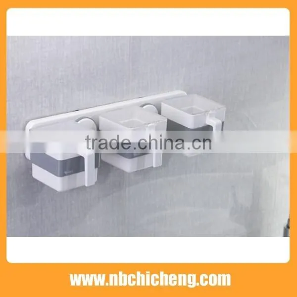Bath storage holder plastic shower rack wall mounted storage rack