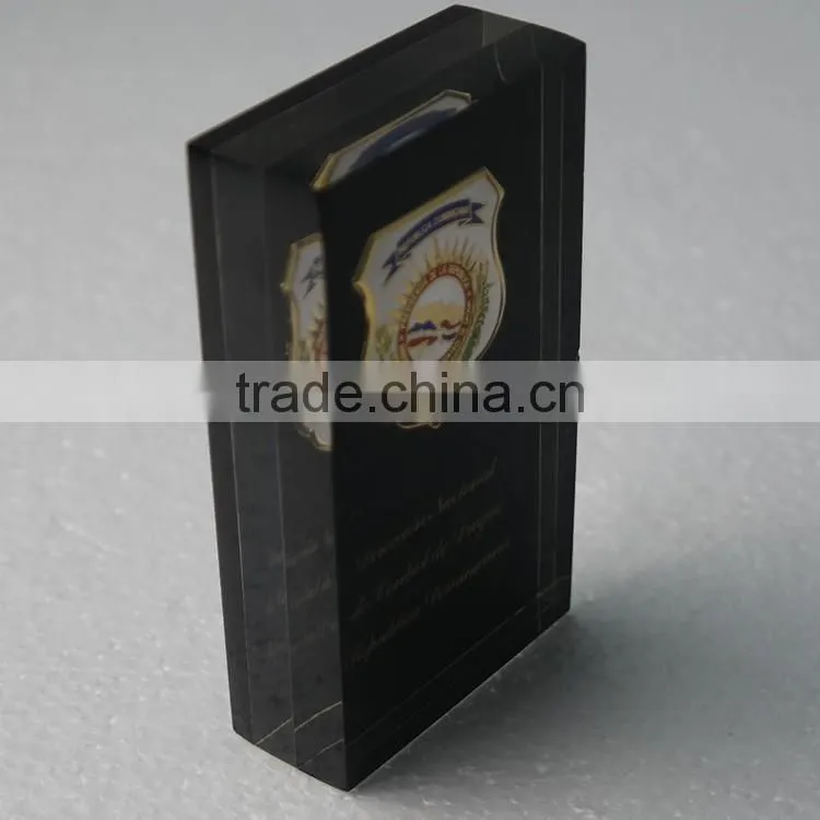 Custom Cylinder Bevel POP acrylic paperweigt