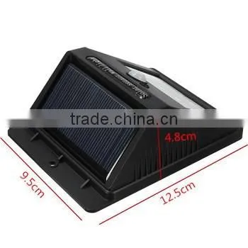 2016 new products PIR Solar Power Garden Decorative Lights&lighting Motion Sensor Wall Outdoor Lamps camping led light